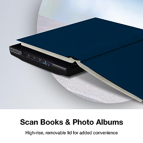 Color Photo and Document Flatbed Scanner, 4800 dpi, Black U567264