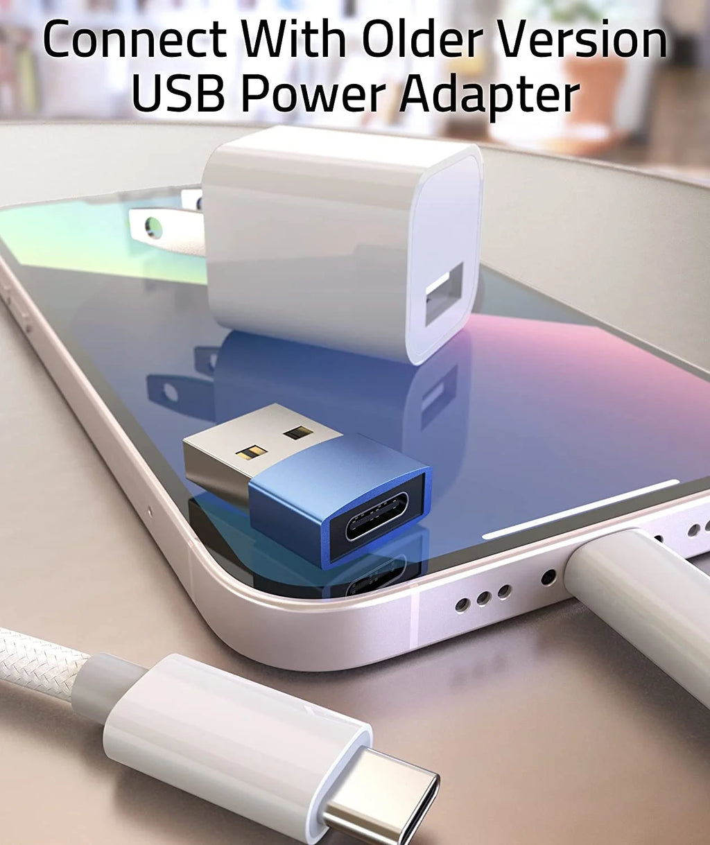 USB C Female to USB A Male Adapter 3 Pack P390