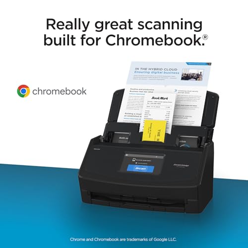 Wireless Document Scanner with Touchscreen and Auto Document Feeder F6657