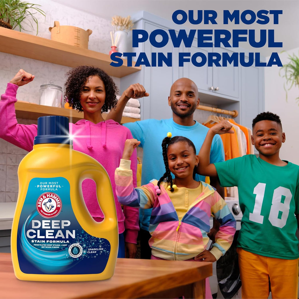 Liquid Laundry Detergent, Deep Clean Stain Formula, 102 fl oz Z450