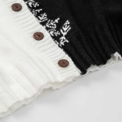 Women's Long Sleeve Button Knit Cardigan Sweater I652