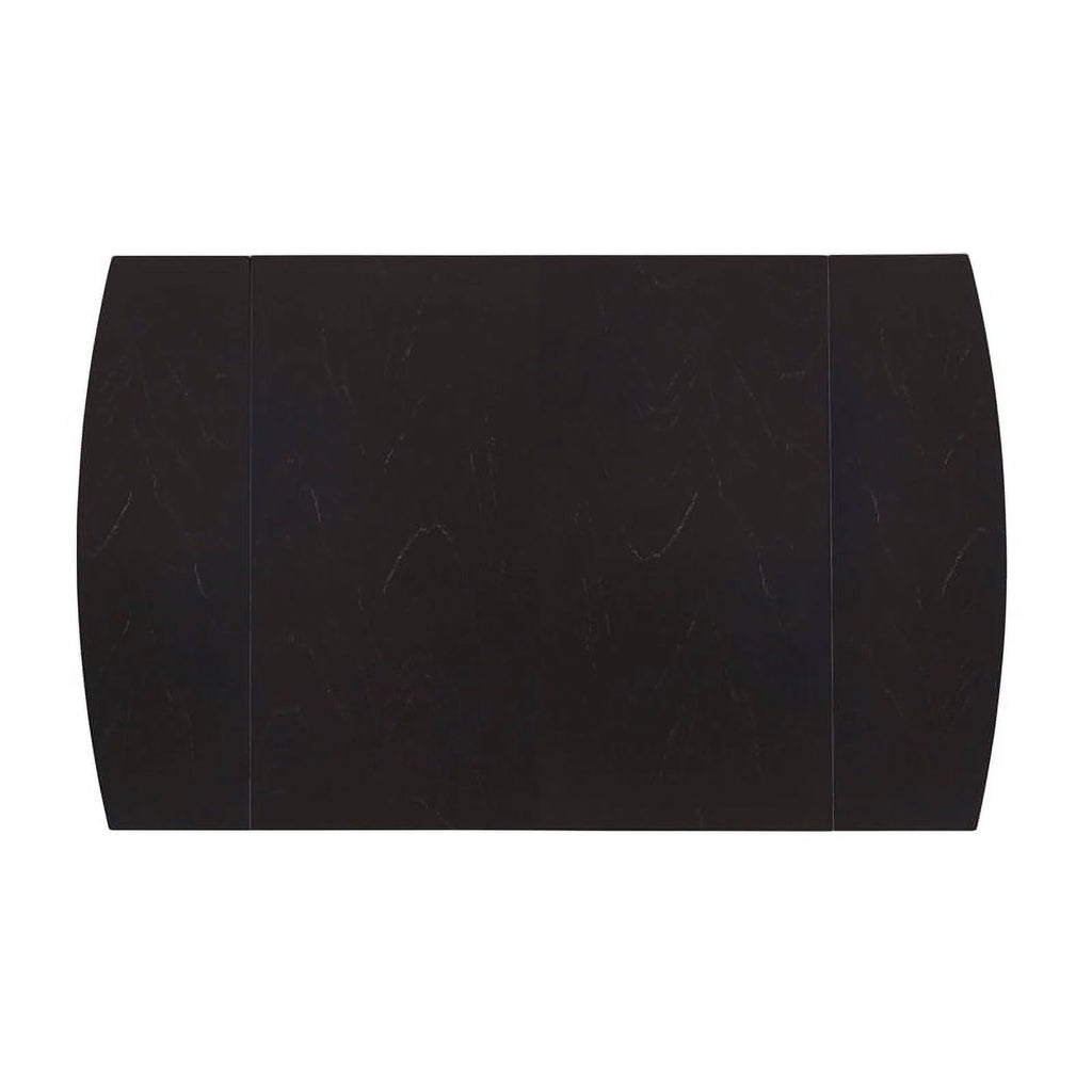 Square Wood Drop Leaf Table in Black P88507