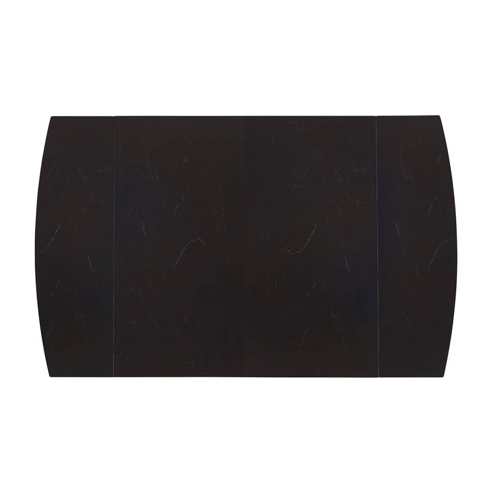 Square Wood Drop Leaf Table in Black P88507