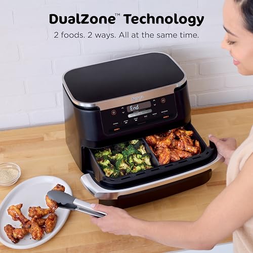 10QT 6-in-1 DualZone Air Fryer with 2 Independent Baskets B40403
