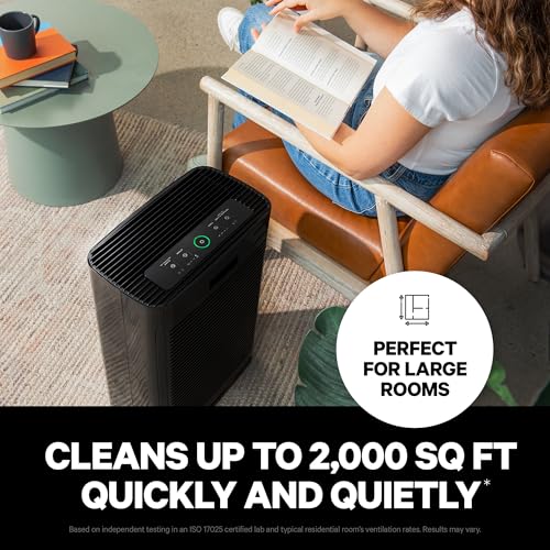 HEPA Air Purifier for Large Rooms, Quiet Air Filter for Bedroom L817