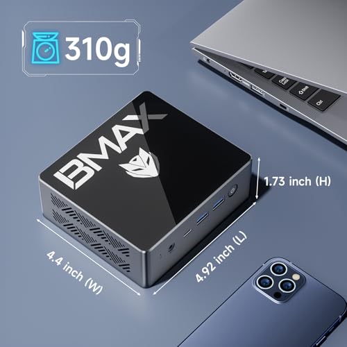 Mini PC, Intel N100, 16GB DDR4, 512GB SSD, Win-11 Pro, Type-C, HDMI, WiFi5, 4K Triple-Display J245