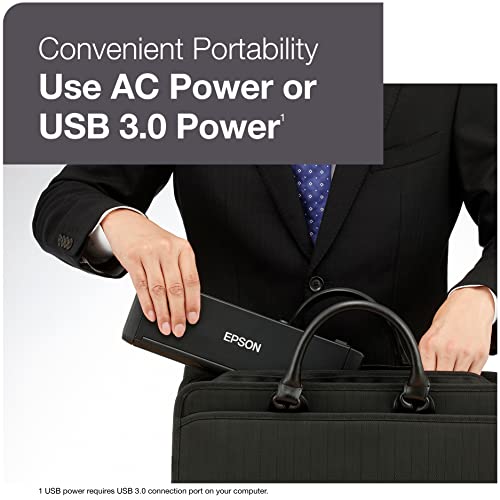 Wireless Compact Desktop Document Scanner with Auto Feeder L54226