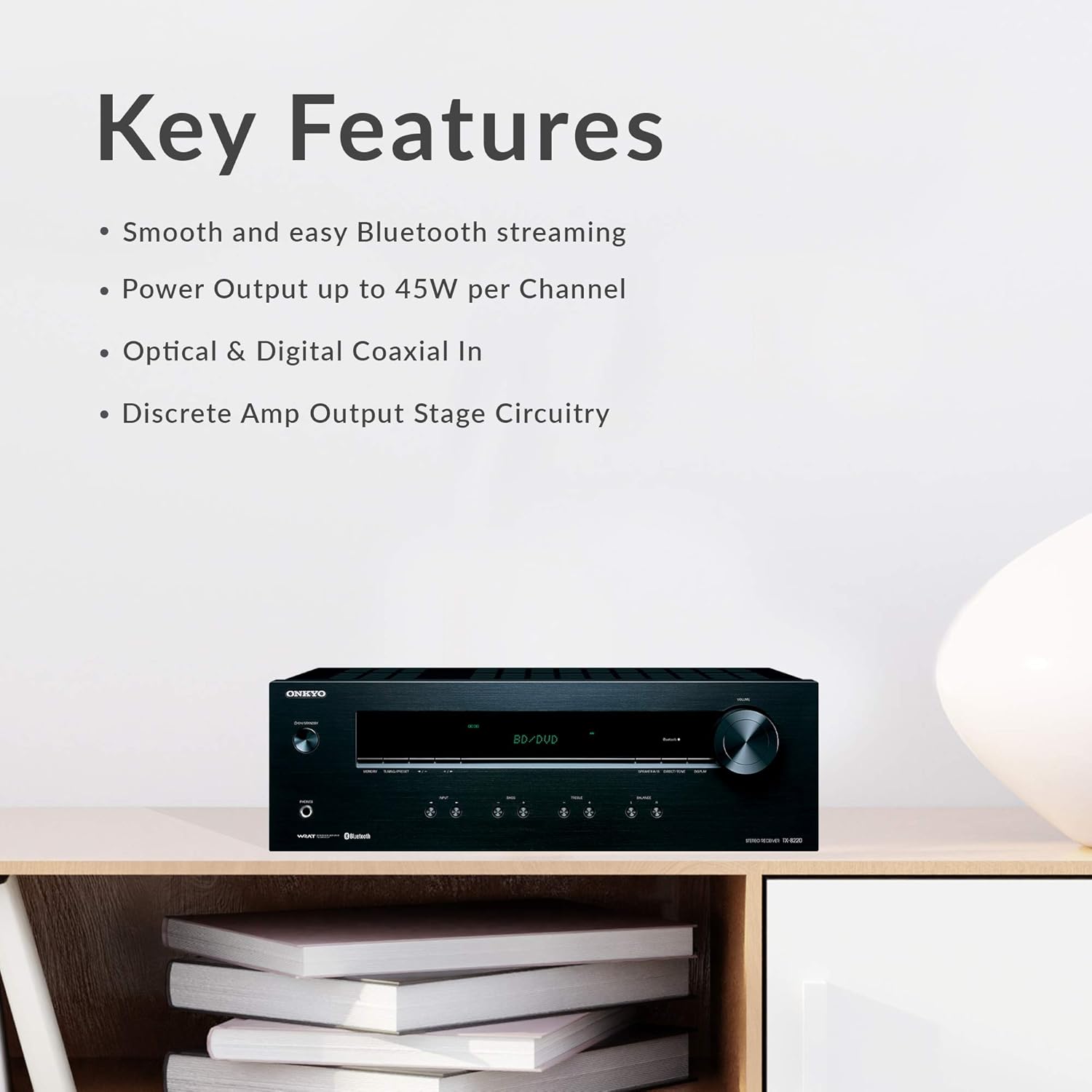 2 Channel Stereo Receiver with Bluetooth N285