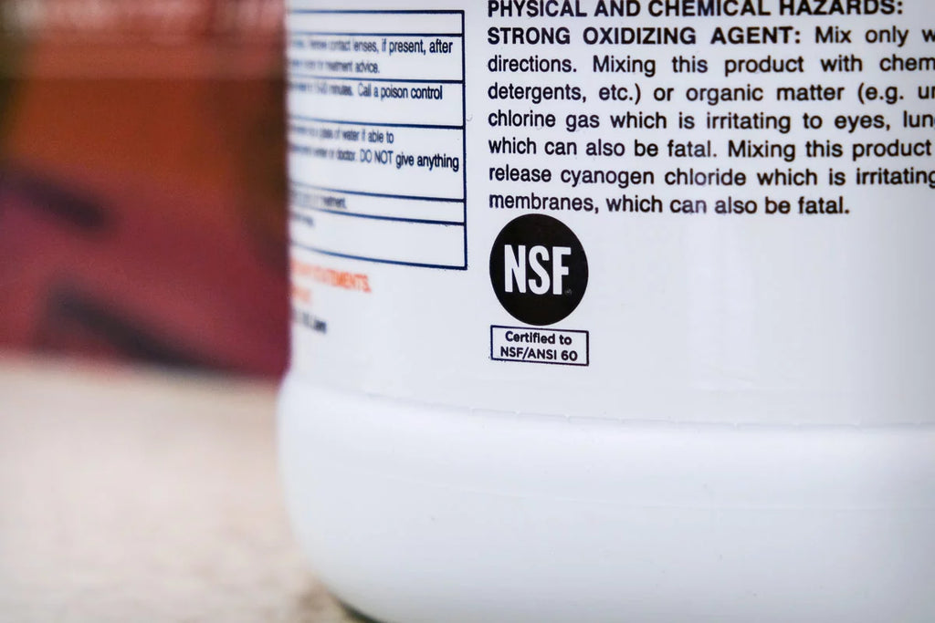 Liquid Chlorine Pool Shock, 12.5% Sodium Hypochlorite D770