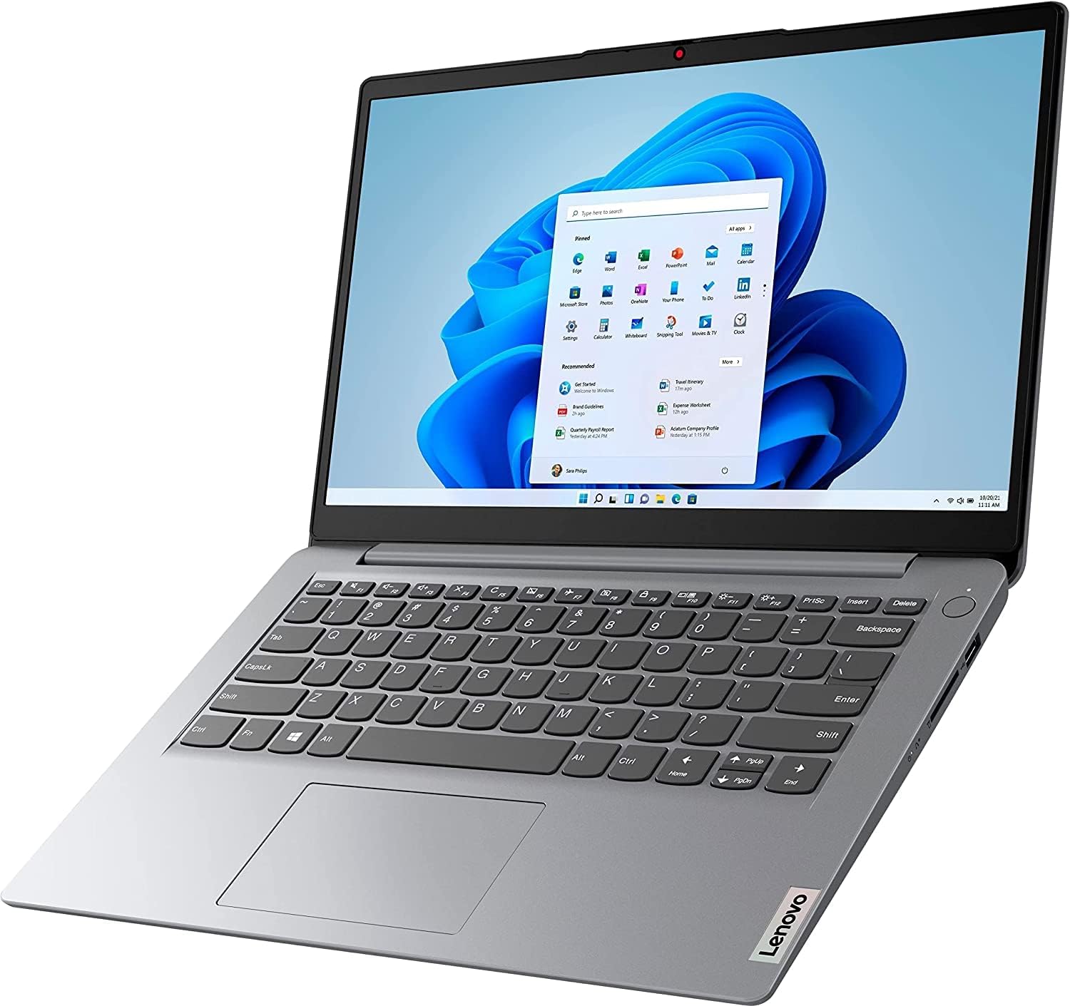 14" HD Anti-glare Laptop, Intel Celeron, 4GB RAM, 128GB Storage, Windows 11, Grey C759