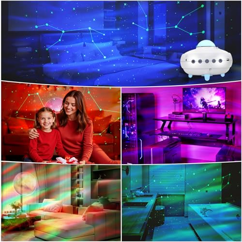 Christmas Laser Projector Lights Outdoor, Red and Green Stars, IP65 Waterproof V836077