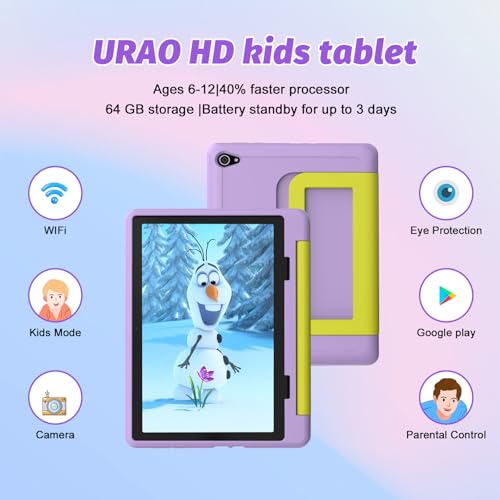 Kids Tablet 10 inch Octa-Core with Case, 64GB Expandable, Parental Control M267122