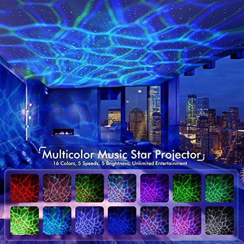 Galaxy Projector with Bluetooth Speaker and White Noise for Bedroom P99664