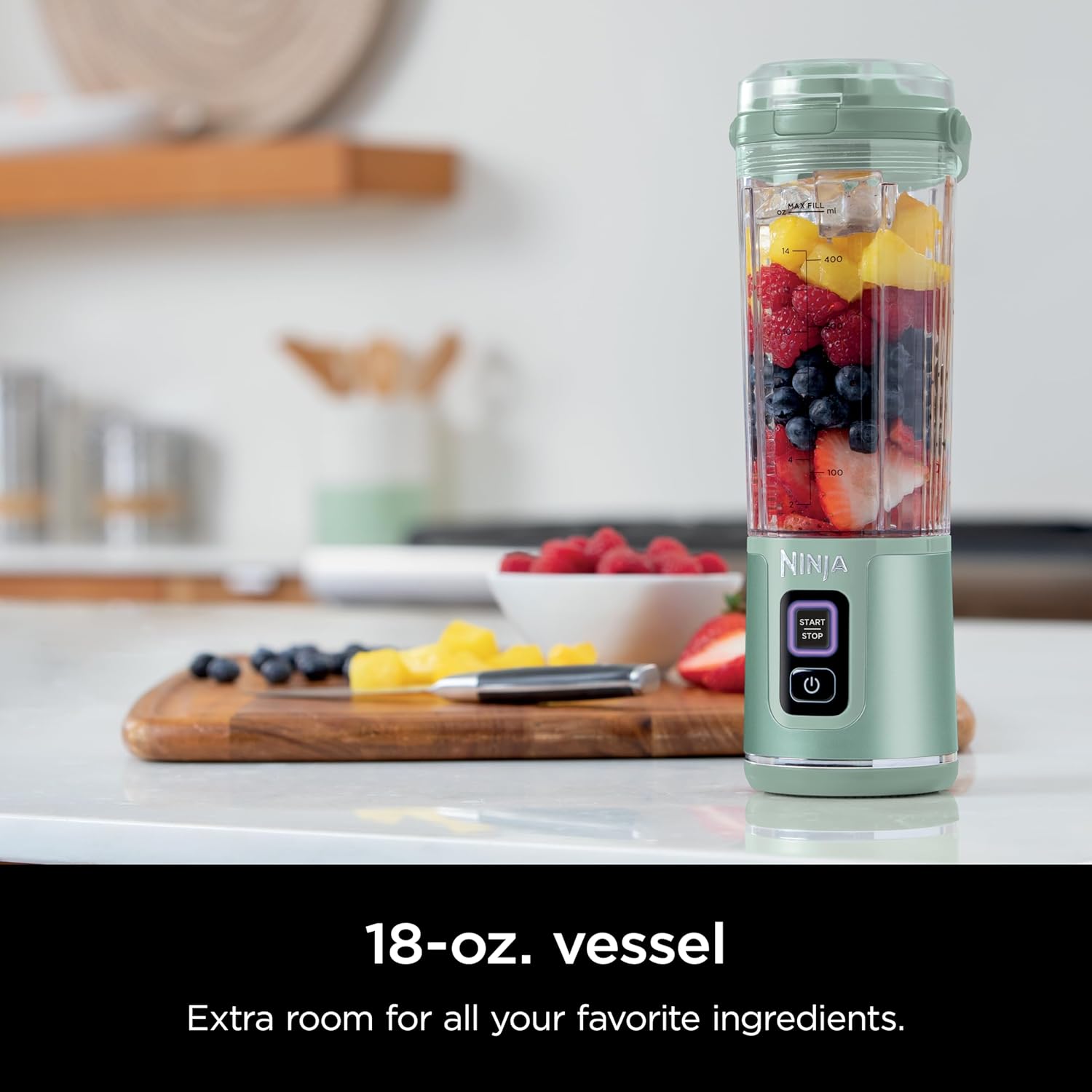 Portable Blender, Cordless, 18oz, for Shakes and Smoothies X399