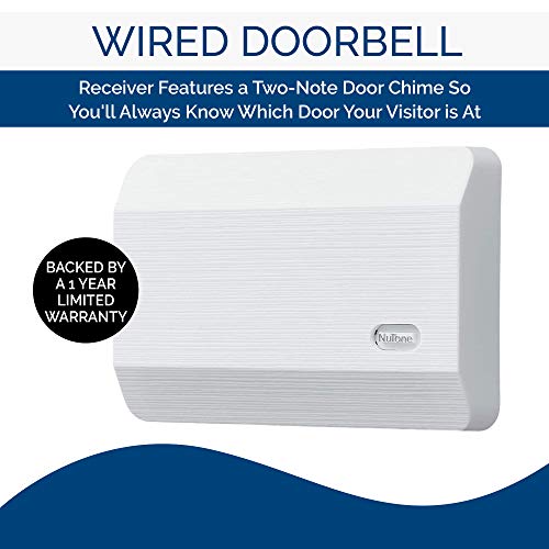 Door Chime, White Textured W472