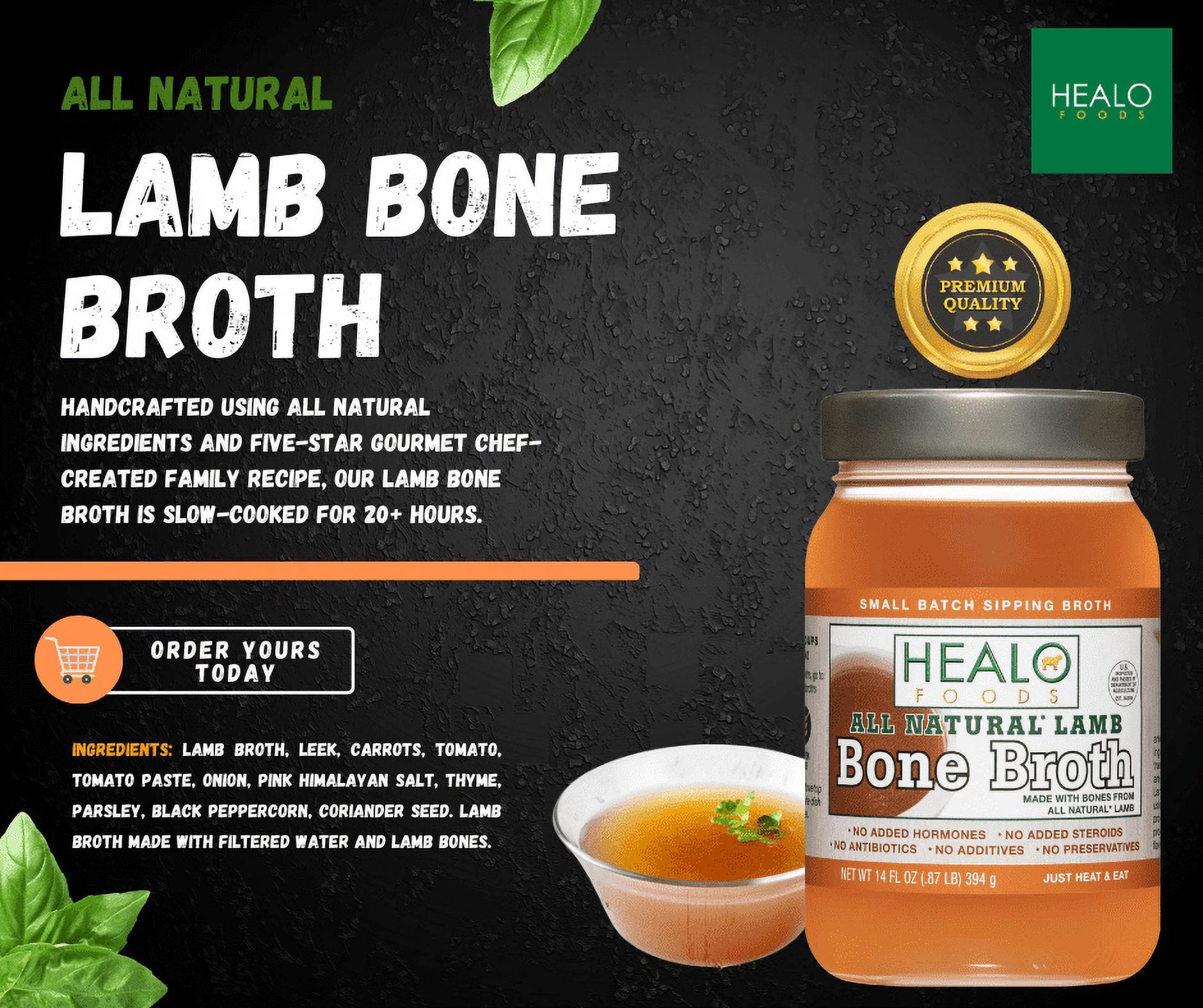 Lamb Bone Broth 6-Pack Y254197