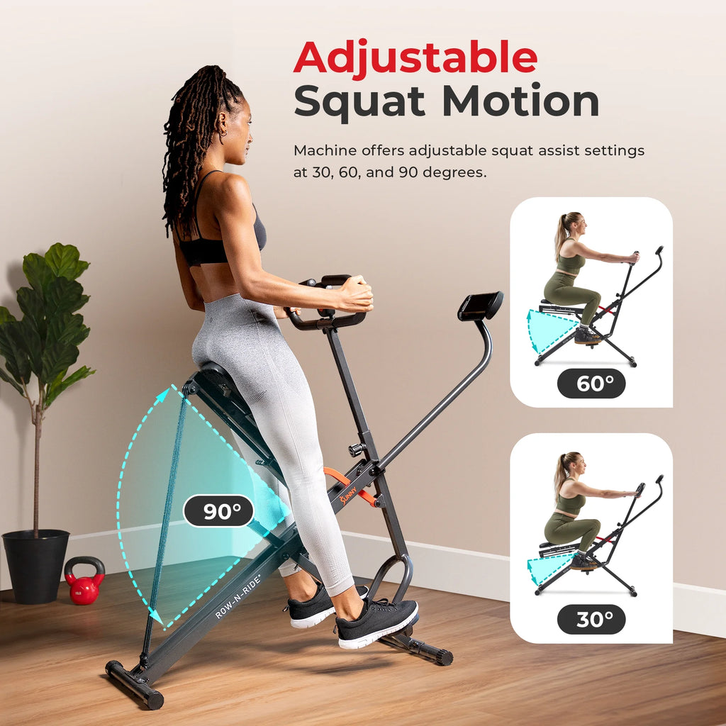Smart Upright Row-N-Ride Exerciser with Adjustable Resistance U2763