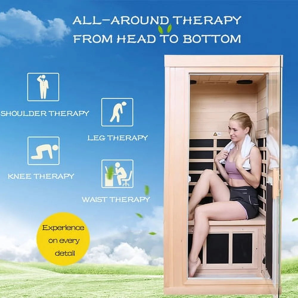 Far Infrared Sauna Room for Home Use with Intelligent Control Panel D546659